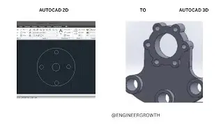HOW TO CONVERT AUTOCAD 2D TO SOLIDWORKS 3D