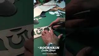 Handmade Decoration for Guitar Straps by leROCKSKIN #shorts #guitarstrap #guitarstraps