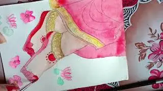 How to easy painting art for Mata Rani foot 👣🚩🙏🏻,#art #drawing #trending 