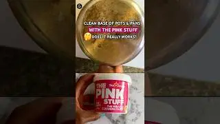 The Pink Stuff Uses💥How To Clean Base of Pots and Pans Does it Really Do The Work? Check This Out🤫