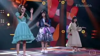 THE VOICE KIDS: Laís, Rafaela e Valentina cantaram 