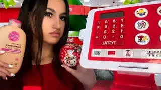 ASMR| SASSY target worker SCANS yours and others ITEMS🙄