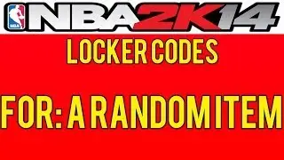 NBA 2K14 Locker Codes! - Free Random Item! PS3/XBOX 360