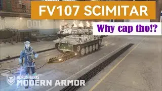 WoT console - FV107 SCIMITAR - Why cap tho?!