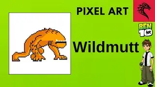 Ben 10 Wildmutt Pixel Art