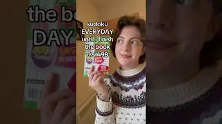 sudoku EVERYDAY until I finish the book DAY 98 #sudokudaily #sudokupuzzles #sudokugirl #puzzlegirl