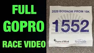 FULL GOPRO RACE VIDEO // Bognor Promenade 10k // SUB 40 minutes 10k // Treadmill Running Video