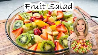 Delicious Refreshing And Easy Fruit Salad Perfect For This Season! 🍓🍎 🍇