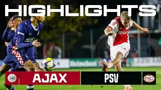 Highlights Jong Ajax - Jong PSV | Keuken Kampioen Divisie