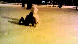 Snowman Drop Kick