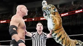 Голдберг против Большого Тигра WWE Raw Match