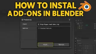 Blender Addon Installation – Simple Steps
