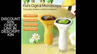 Mini Microscope 1000X Kids Science Experiment Utensils With Manual Focus Photography for Outdoor Ins