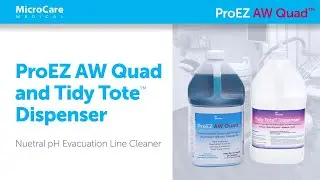 ProEZ AW Quad and Tidy Tote Dispenser Evacuation Line Cleaner