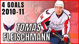 Tomas Fleischmann All (4) Goals 2010-11 | Capitals Highlights