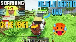 Soarinng y Natalan en webones x Minecraft 😻