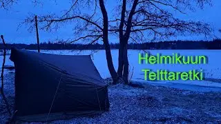 Helmikuun  Telttaretki  I  L&auml;mmin teltta  I  Kamina.