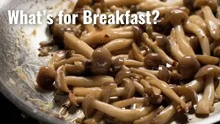 Healthy, High Protein Breakfast: Brown Beech Mushrooms, Eggs & Yogurt Bowl | Quick & Easy Recipe