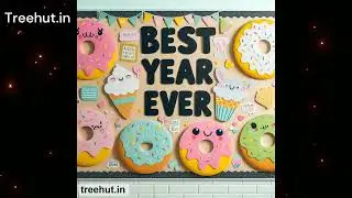 Donut, End of Year Bulletin Board Ideas, Best Year Ever - 4932