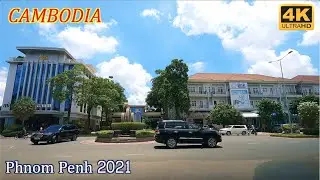 [4K] Driving Tour In Borey Angkor Phnom Penh And Khan Sen Sok In Phnom Penh City