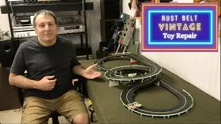 1977 Tyco Nite Glow Electric Racing Slot Car Set Restore