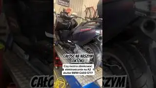 Czy można zablokować elektronicznie na A2 skuter BMW C650 GT?? #husator #opole #poradnik