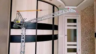большой кран из конструктора