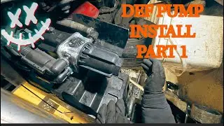 INTERNATIONAL 2020 TRUCK DEF PUMP INSTALL PART 1 POV  