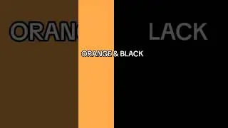 Orange & Black combo    #colourcombination #black #orange #styleinspo