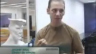 Jhony Rios entrevista na Globo com  Andreia Federman