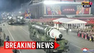North Korea showcases missiles at a major military parade