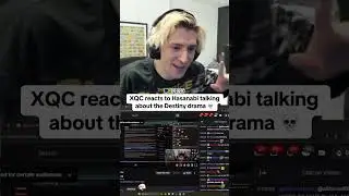 XQC reacts to Hasanabi talking about the Destiny drama 💀 #xqc #hasanabi #destiny #drama #explore