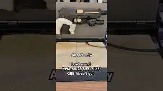 Airsoft Load sound KWA MK23(steel slide) GBB Airsoft gun #airsoft #asmrsounds