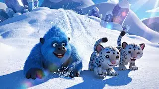 Brawl Stars Little Yeti Slid on a Snow Hill | Nursery Rhymes for Kids & Baby Songs