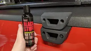 Faded black trim restoration:  That Black Stuff does a fantastic job!