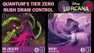 🔴🟣 I BUILT A TIER ZERO DECK IN DISNEY LORCANA - RUSH DRAW CONTROL Ruby Amethyst - (Red/Purple)