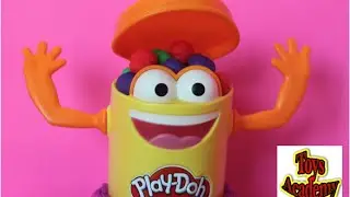 Fun Time Playing with Play-Doh Launch Game by Hasbro Gaming