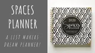 REVIEW | 2020 SPACES PLANNER - A List Makers Dream! | The Pixie Planner