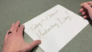 National Handwriting Day