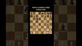 Arabian mate demonstrated by Wilhelm Steinitz