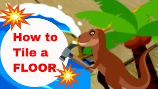 Installing TILE FLOOR for the FIRST TIME 🛠 How To Lay Tile Floor