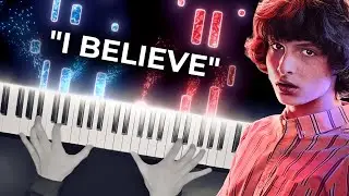 Stranger Things Ending (Kids Theme / I Believe) | Synthesia Piano Tutorial + MIDI Files