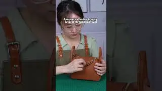 Convenient handmade leather crossbody bag, how do you like?🥰