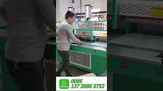 Two hot One cold heat pressing machine for shoe upper production