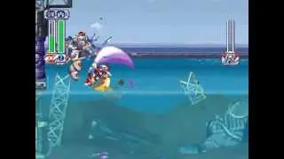MEGAMAN X4 (Zero)-JET STINGRAY-BASE MARINA