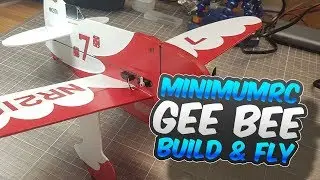 MinimumRC GeeBee Build & Fly - Micro RC Plane