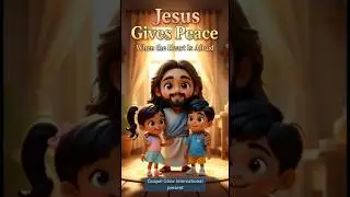 Jesus Gives Peace When the Heart Is Afraid | Christian Kids Devotional | Gospel Glow #FaithForKids