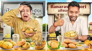 Exposing Banaras Top 3 Viral vs Local Kachori with My Video Editor!!!!