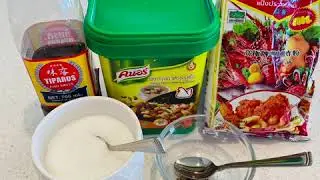 *Quick* Fried Chicken Wings. Thai Chicken Wings Recipe