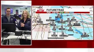 WNDU Digital+: Snowy Monday Morning in Michiana